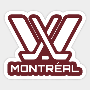 PWHL Montreal Logo Sticker